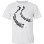 Tire Marks T-Shirt CustomCat