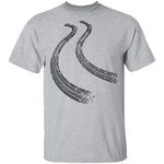 Tire Marks T-Shirt CustomCat