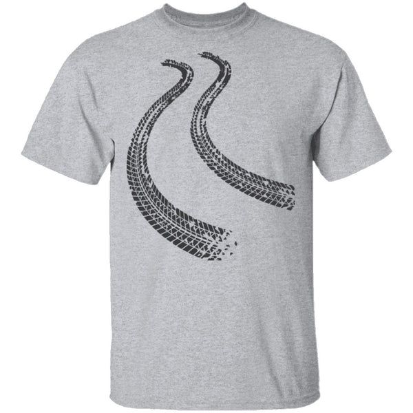 Tire Marks T-Shirt CustomCat