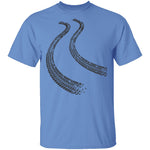 Tire Marks T-Shirt CustomCat