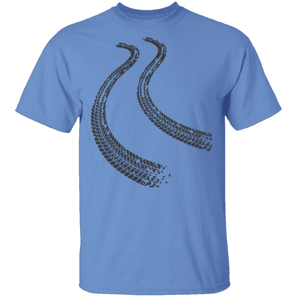 Tire Marks T-Shirt CustomCat