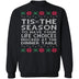 Tis The Season Ugly Christmas Sweater CustomCat