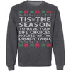 Tis The Season Ugly Christmas Sweater CustomCat