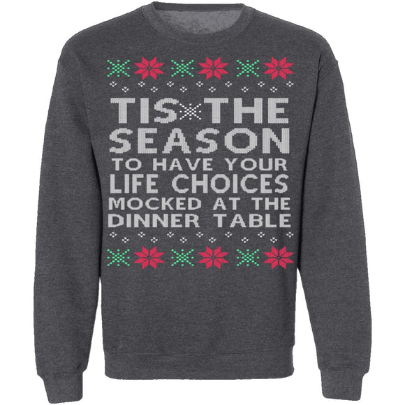 Tis The Season Ugly Christmas Sweater CustomCat