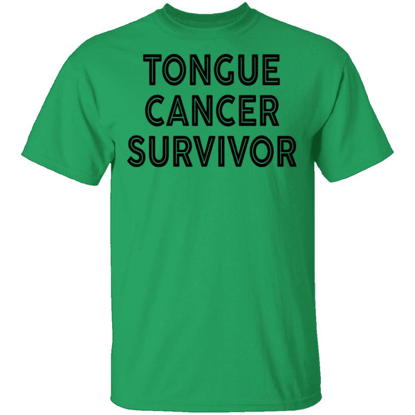 Tongue Cancer Survivor T-Shirt CustomCat