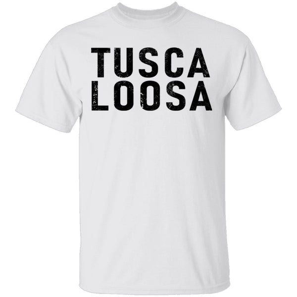 Tusca Loosa Black T-Shirt CustomCat