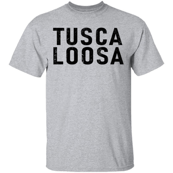 Tusca Loosa Black T-Shirt CustomCat