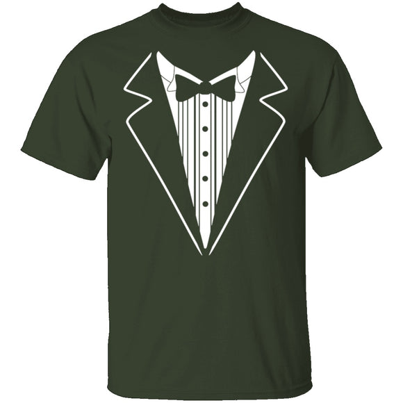Tux Shirt T-Shirt CustomCat