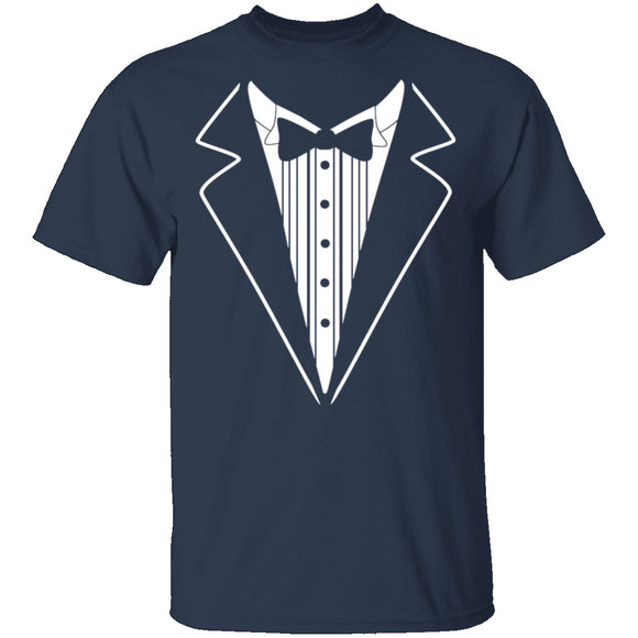 Tux Shirt T-Shirt CustomCat