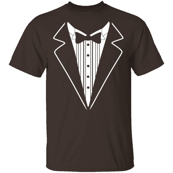 Tux Shirt T-Shirt CustomCat