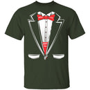 Tuxedo Shirt T-Shirt CustomCat