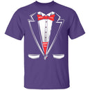 Tuxedo Shirt T-Shirt CustomCat