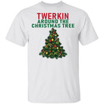 Twerkin Around The Christmas Tree T-Shirt CustomCat