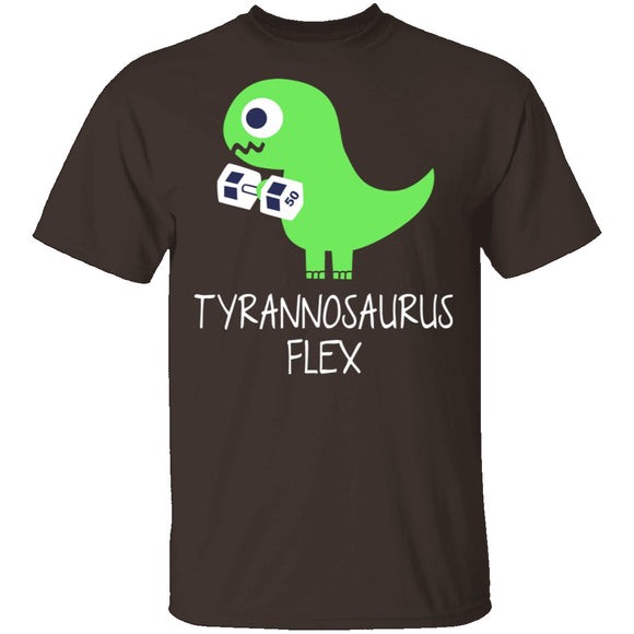 Tyrannosaurus Flex T-Shirt CustomCat