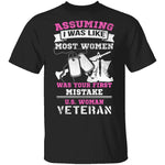 U.S. Woman Veteran T-Shirt CustomCat