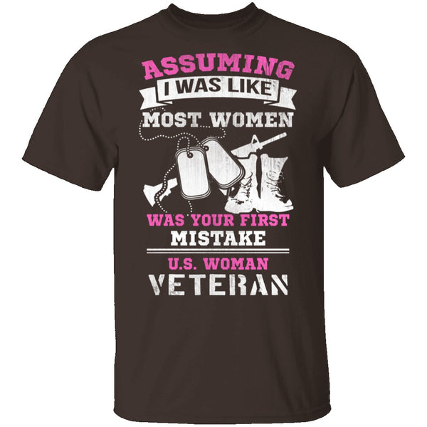 U.S. Woman Veteran T-Shirt CustomCat