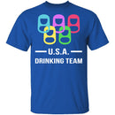 U.S.A. Drinking Team T-Shirt CustomCat