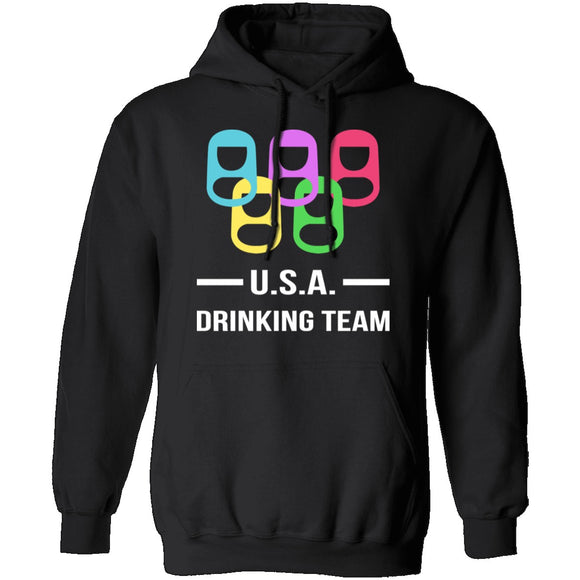 U.S.A. Drinking Team T-Shirt CustomCat