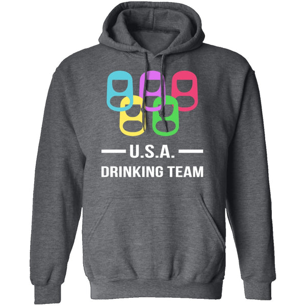 U.S.A. Drinking Team T-Shirt CustomCat