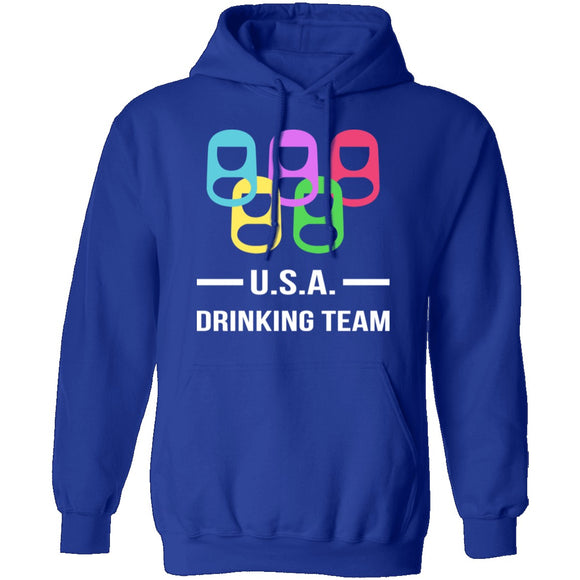 U.S.A. Drinking Team T-Shirt CustomCat