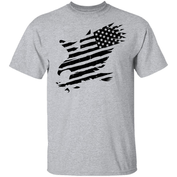 US Flag Eagle T-Shirt CustomCat