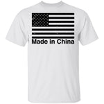 US Flag Made In China T-Shirt CustomCat