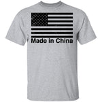 US Flag Made In China T-Shirt CustomCat
