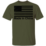 US Flag Made In China T-Shirt CustomCat
