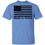 US Flag Made In China T-Shirt CustomCat