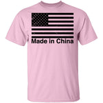 US Flag Made In China T-Shirt CustomCat