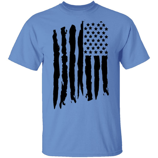 USA Distressed Flag T-Shirt CustomCat