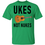 Ukes Not Nukes T-Shirt CustomCat