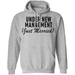 Under New Management Just Married T-Shirt CustomCat
