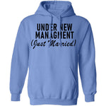 Under New Management Just Married T-Shirt CustomCat