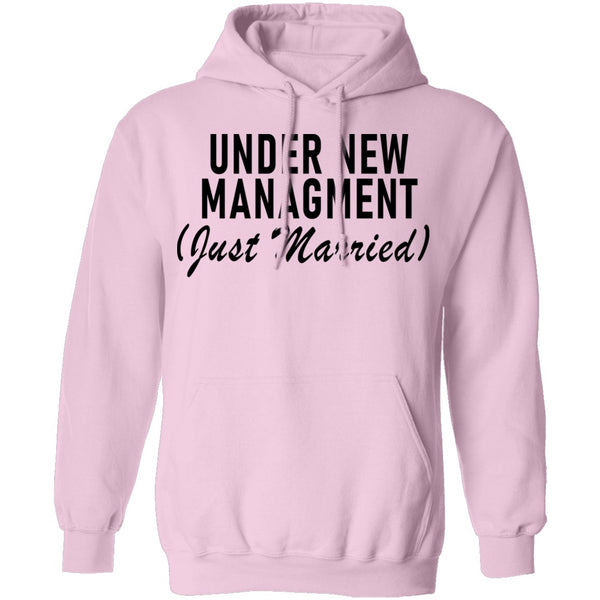 Under New Management Just Married T-Shirt CustomCat