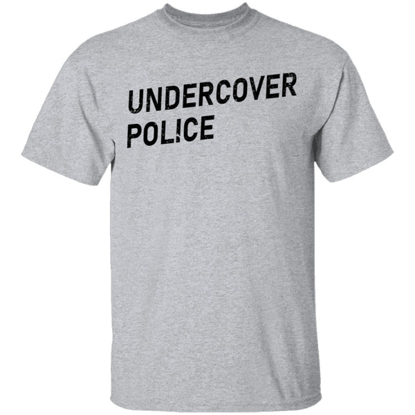 Undercover Police T-Shirt CustomCat