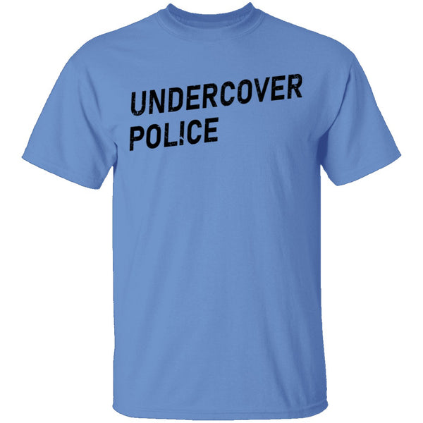 Undercover Police T-Shirt CustomCat