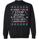 Underwear Ugly Christmas Sweater CustomCat