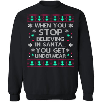 Underwear Ugly Christmas Sweater CustomCat