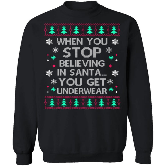 Underwear Ugly Christmas Sweater CustomCat