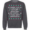 Underwear Ugly Christmas Sweater CustomCat