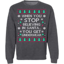 Underwear Ugly Christmas Sweater CustomCat