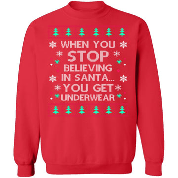 Underwear Ugly Christmas Sweater CustomCat