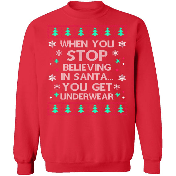 Underwear Ugly Christmas Sweater CustomCat