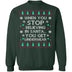 Underwear Ugly Christmas Sweater CustomCat