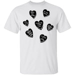 V Day Hearts T-Shirt CustomCat