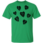 V Day Hearts T-Shirt CustomCat