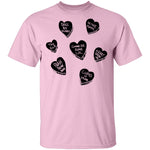 V Day Hearts T-Shirt CustomCat