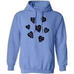V Day Hearts T-Shirt CustomCat