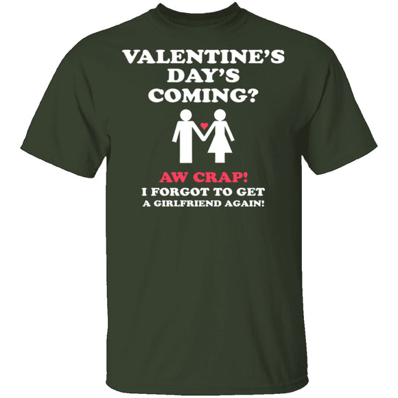 Valentines Day's Coming T-Shirt CustomCat